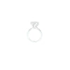 IGI 3.03ct D/VVS2 LAB Diamond Solitaire set in Platinum