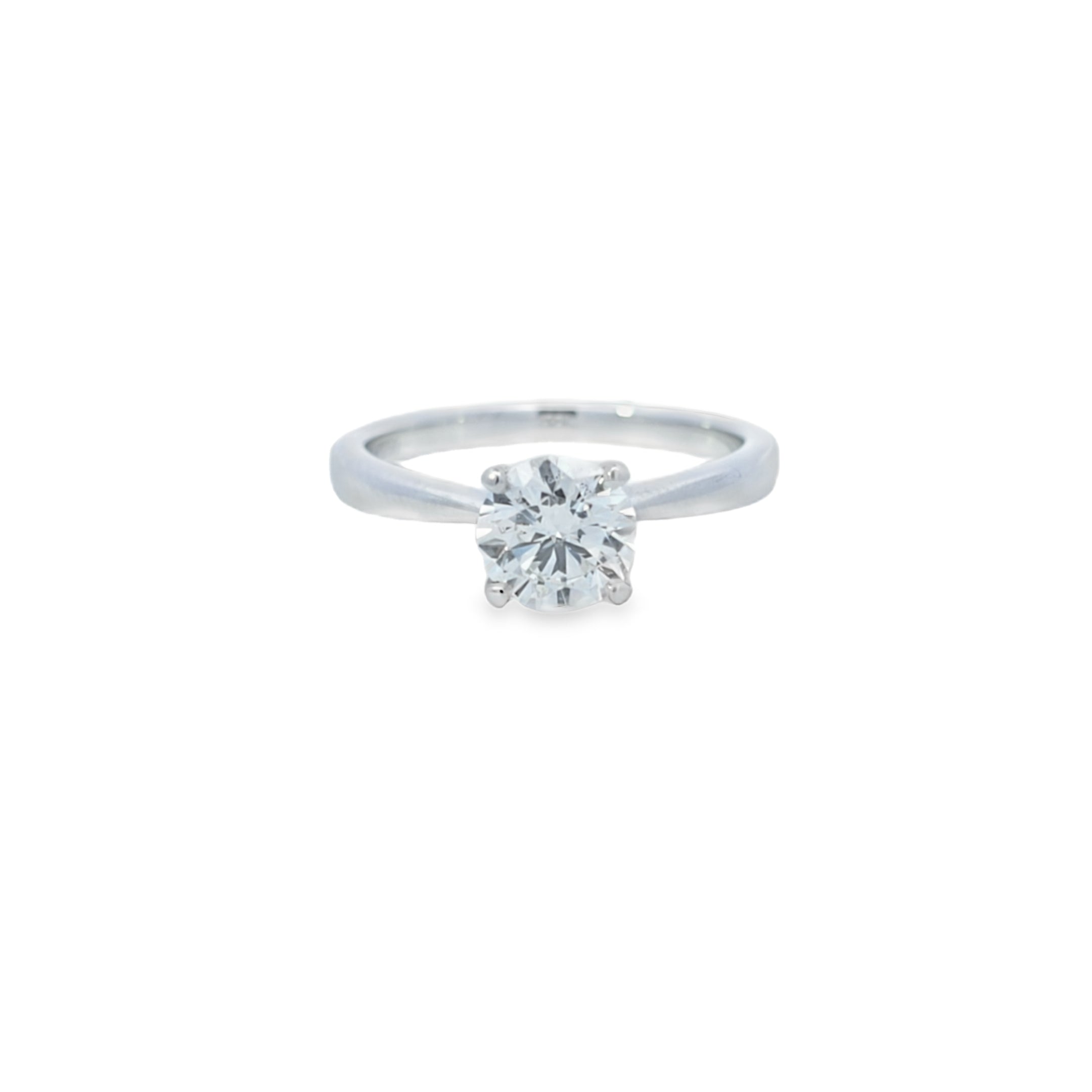 VIP GIA 1.01ct I/SI2 Round Brilliant Cut Diamond Solitaire set in Platinum - Montpellier Jewellers