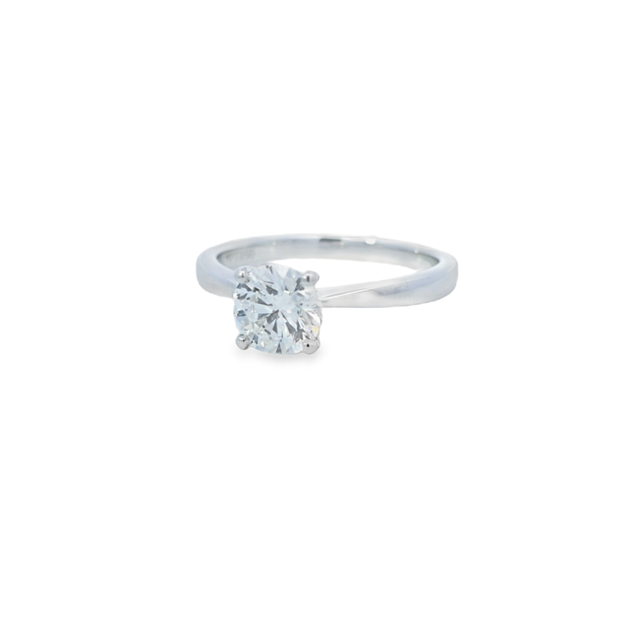 VIP GIA 1.01ct I/SI2 Round Brilliant Cut Diamond Solitaire set in Platinum - Montpellier Jewellers
