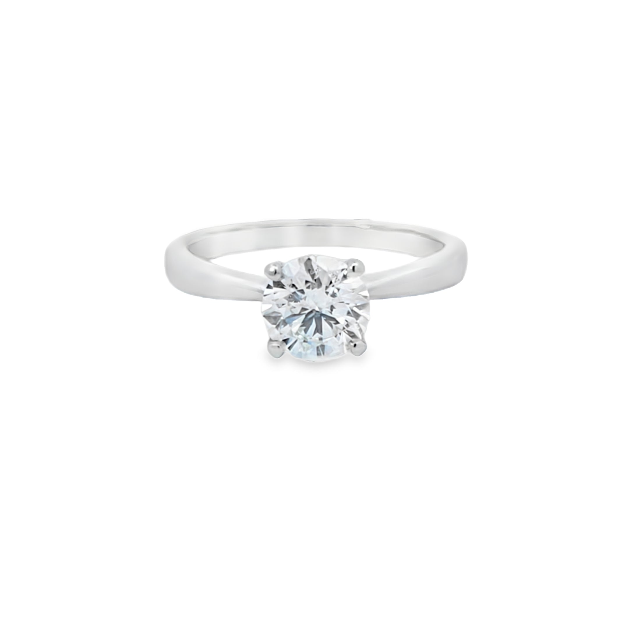 VIP GIA 1.01ct I/SI2 Round Brilliant Cut Diamond Solitaire set in Platinum - Montpellier Jewellers