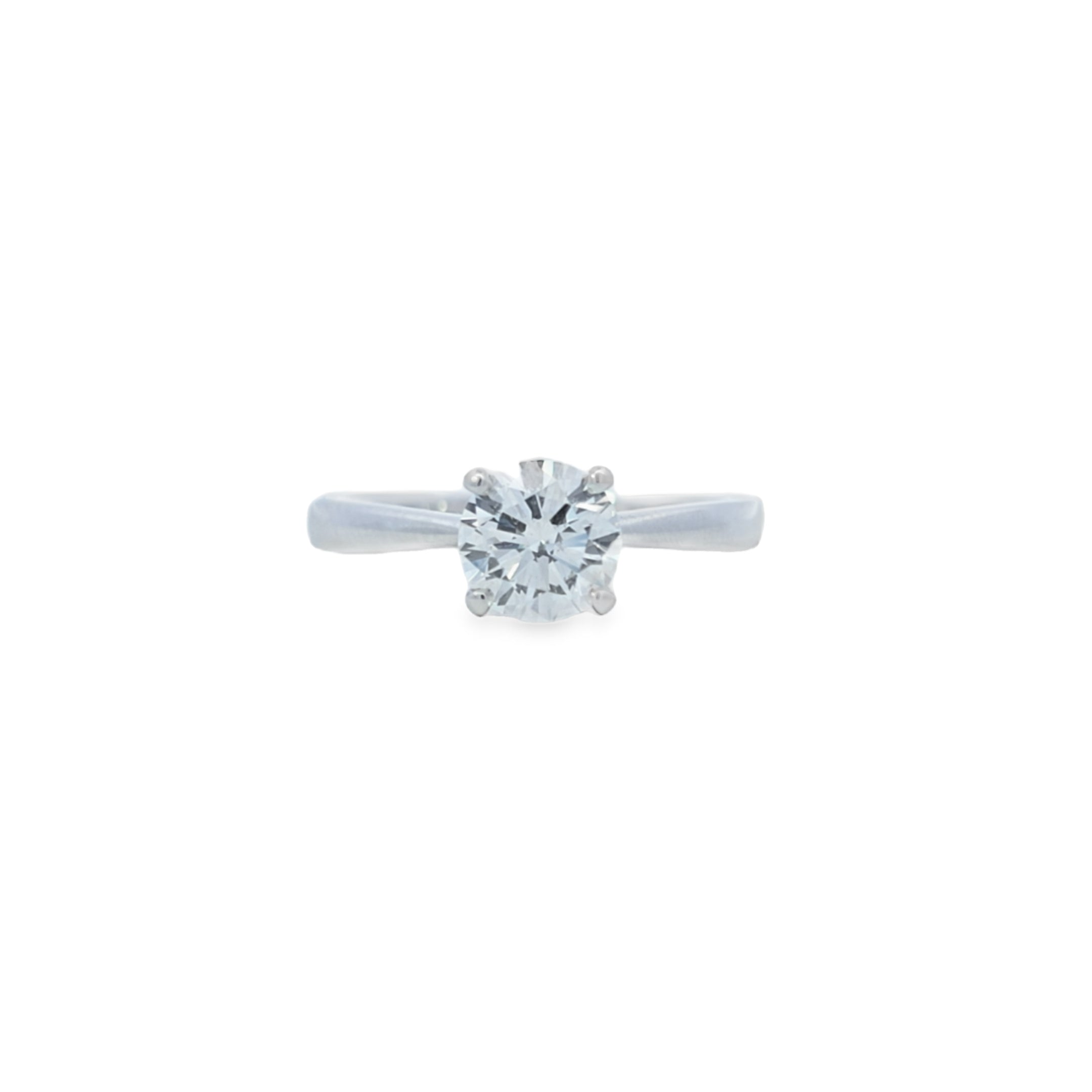 VIP GIA 1.01ct I/SI2 Round Brilliant Cut Diamond Solitaire set in Platinum - Montpellier Jewellers