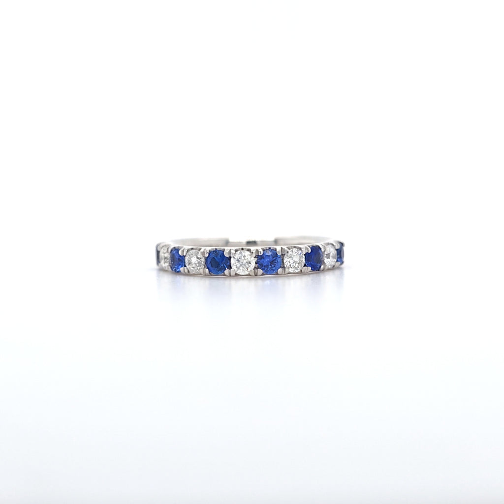 Sapphire and Diamond Band