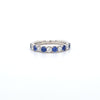 Sapphire and Diamond Eternity Ring