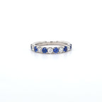 Sapphire and Diamond Eternity Ring