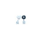 0.15ct Diamond Stud Earrings Set In 9ct White Gold