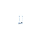 0.15ct Diamond Stud Earrings Set In 9ct White Gold