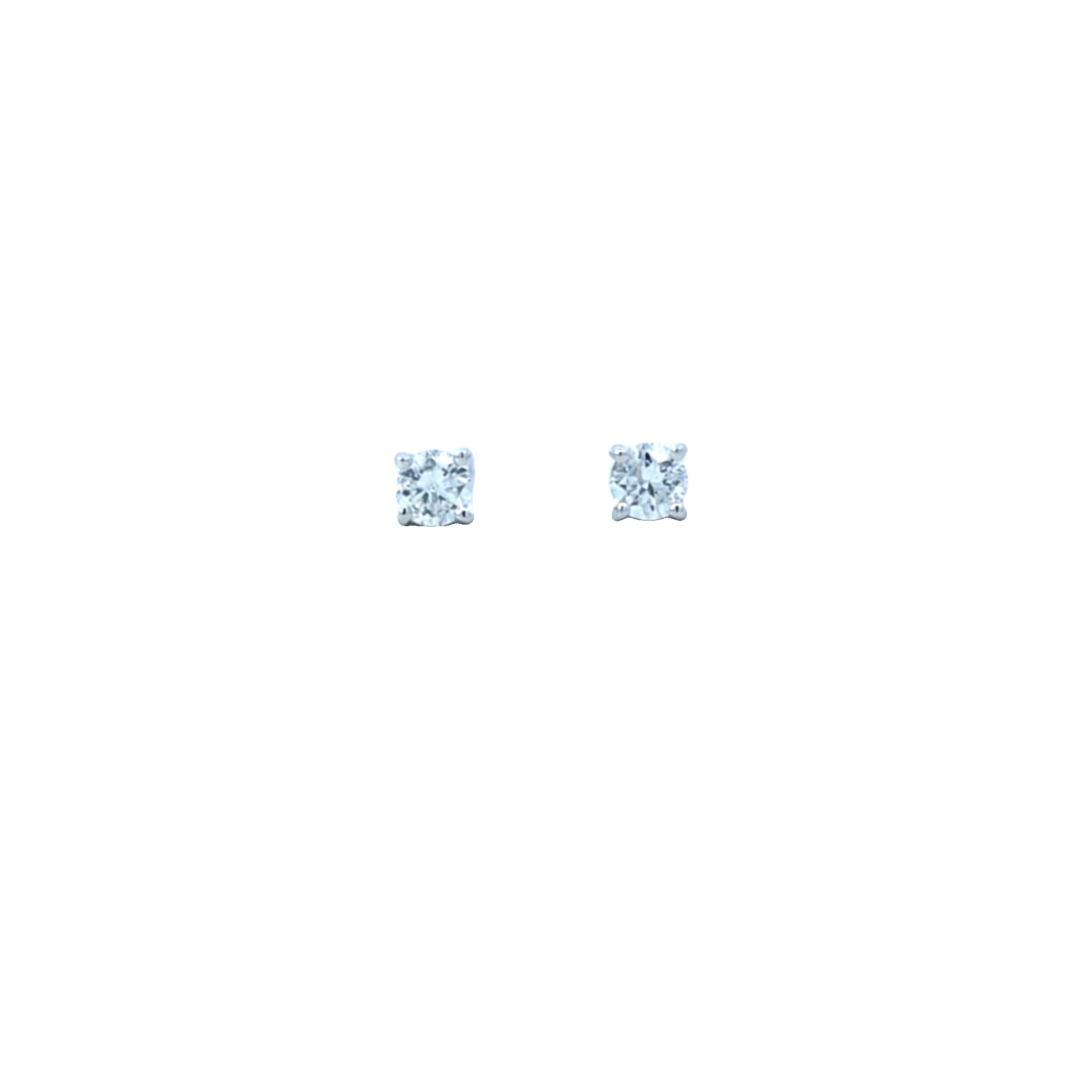 VIP 0.15ct Diamond Stud Earrings Set In 9ct White Gold - Montpellier Jewellers