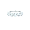 1.96ct F/VS LAB Diamond 5 Stone Ring Set In Platinum