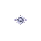 4.16ct K/SI Round Brilliant Cut Diamond Solitaire set in 18ct White Gold