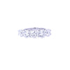 3.20ct F/VS LAB Diamond 5 Stone Ring Set In Platinum