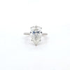 IGI 5.09ct G/VS1 LAB Diamond Pear Shape Solitaire Set In Platinum