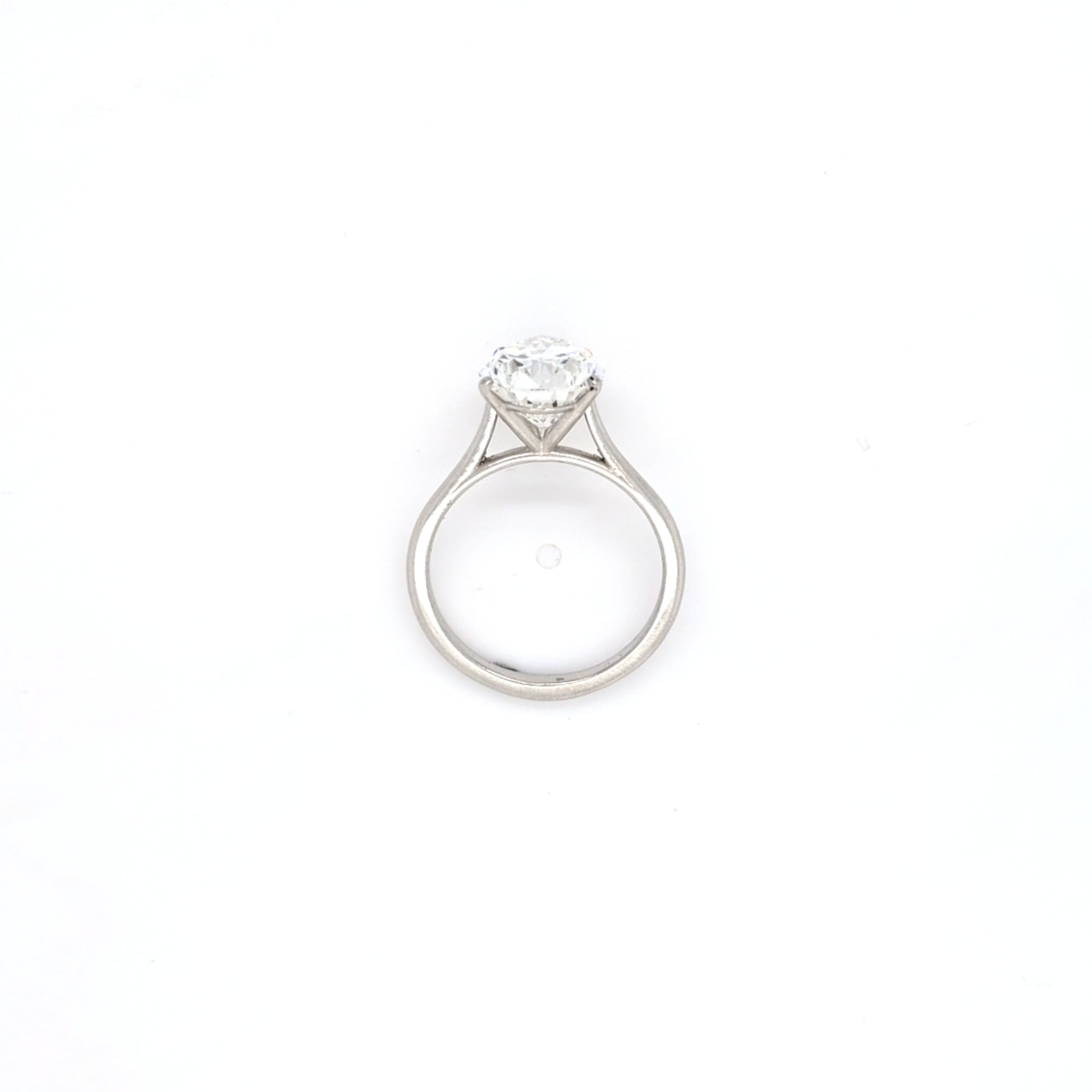 IGI 5.09ct G/VS1 LAB Diamond Pear Shape Solitaire Set In Platinum