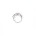 3.20ct F/VS LAB Diamond 5 Stone Ring Set In Platinum