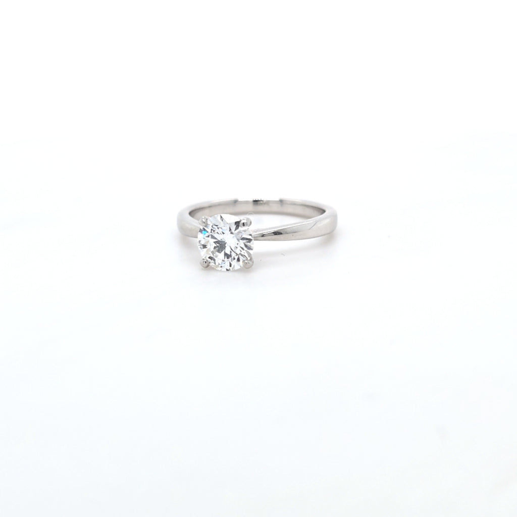 IGI 1.01ct D/VS1 LAB Diamond Solitaire set in Platinum