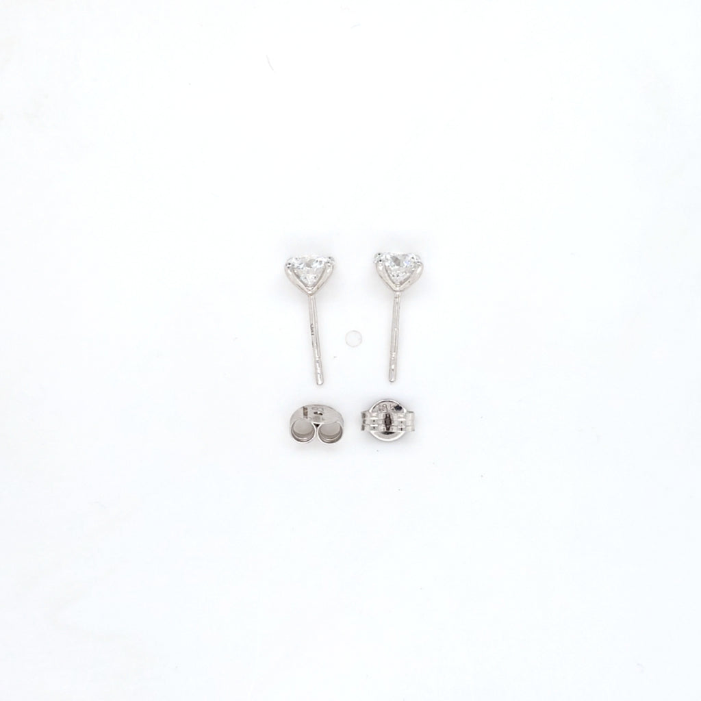 IGI 1.50ct D/VS1 LAB Diamond Stud Earrings Set In 18ct White Gold