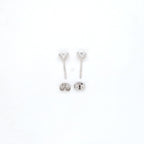 IGI 1.50ct D/VS1 LAB Diamond Stud Earrings Set In 18ct White Gold