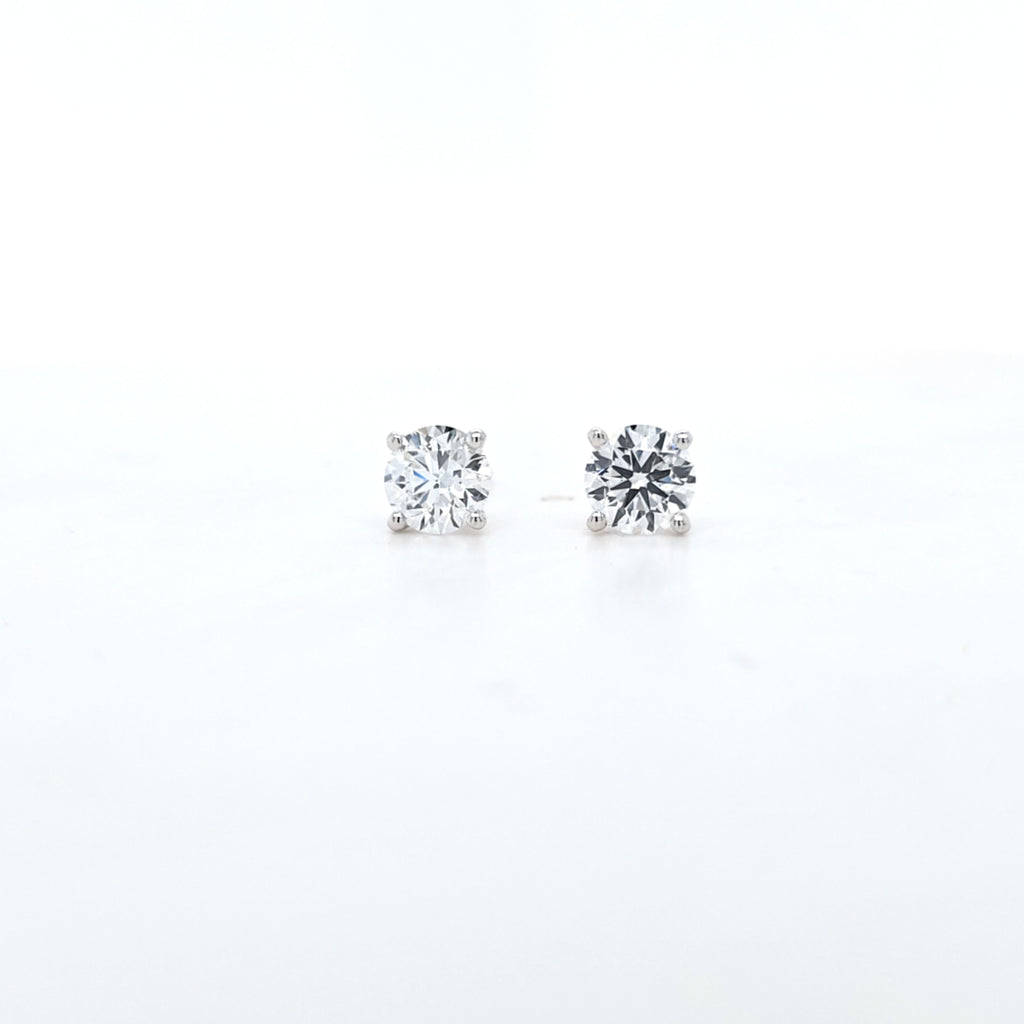 IGI 1.50ct D/VS1 LAB Diamond Stud Earrings Set In 18ct White Gold