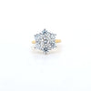 2.89ct LAB Diamond Cluster Ring set in 9ct Gold