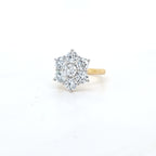 2.89ct LAB Diamond Cluster Ring set in 9ct Gold