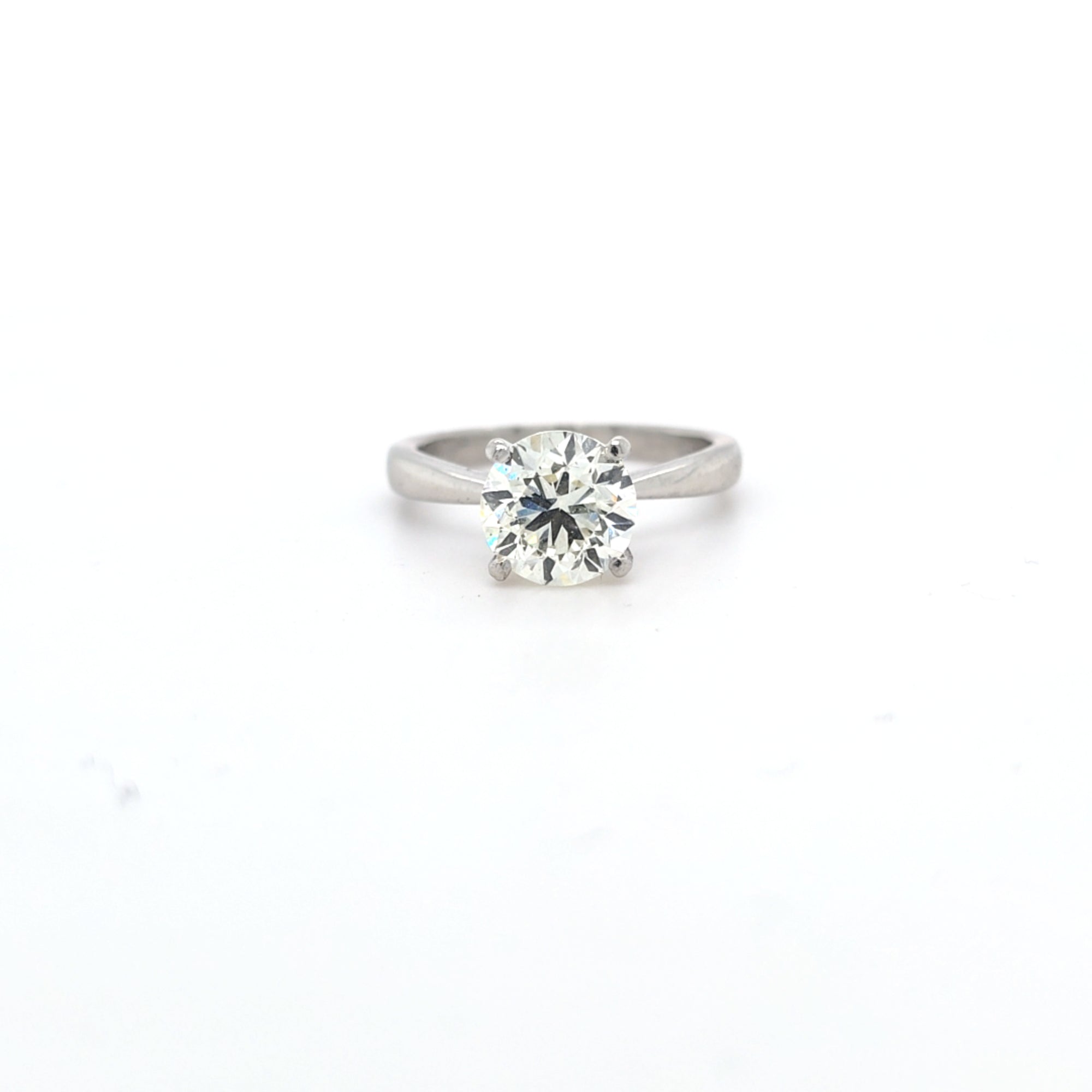 IGI 2.04ct K/SI1 Diamond Solitaire Set in Platinum