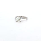 IGI 2.04ct K/SI1 Diamond Solitaire Set in Platinum