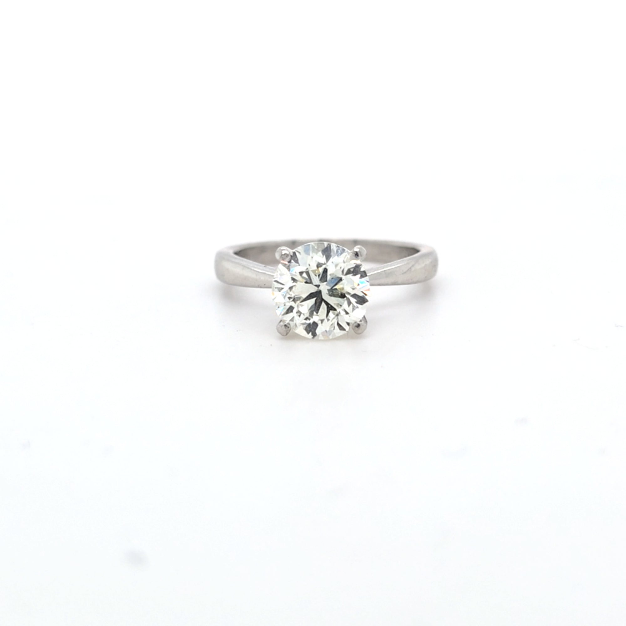 IGI 2.04ct K/SI1 Diamond Solitaire Set in Platinum