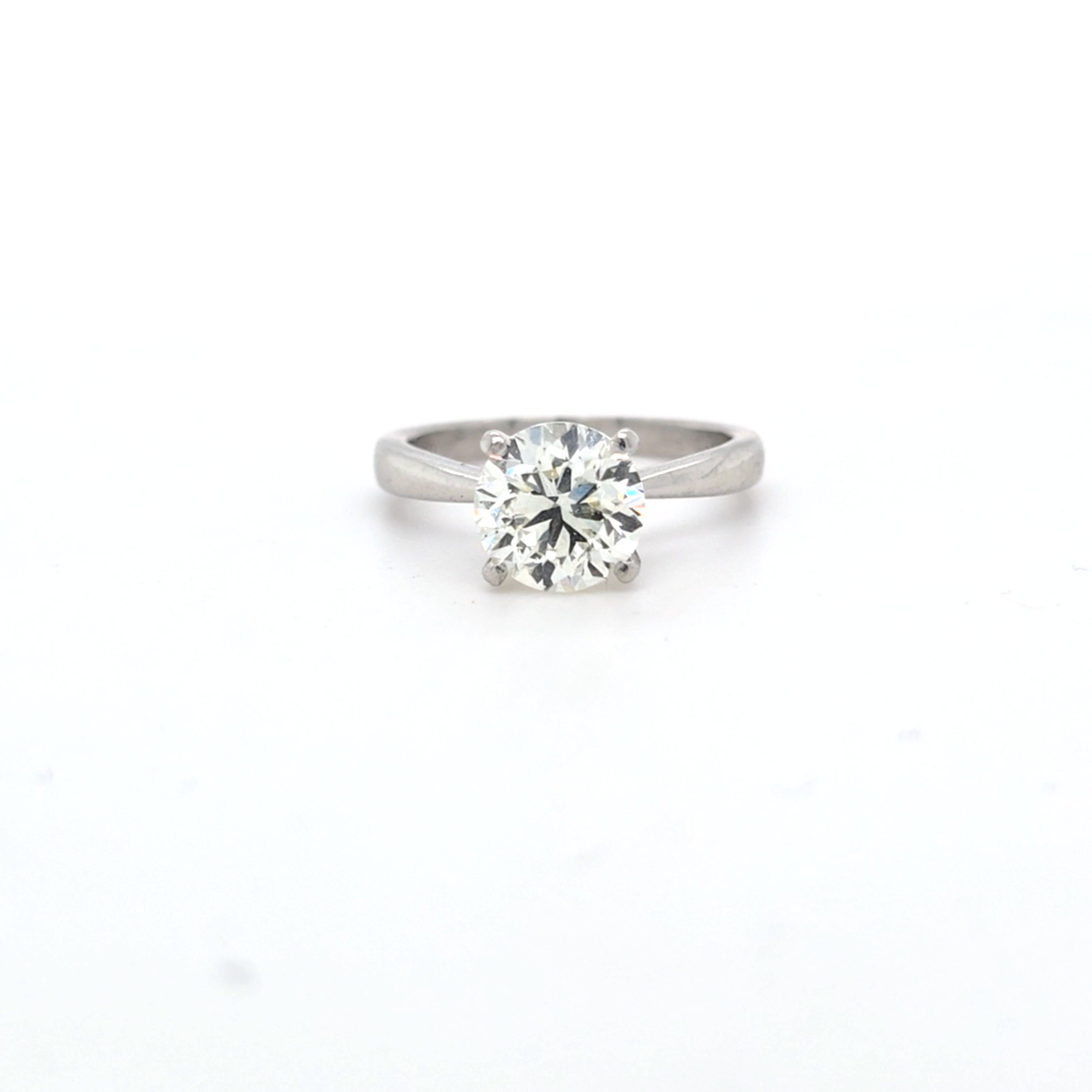 IGI 2.04ct K/SI1 Diamond Solitaire Set in Platinum - Montpellier Jewellers