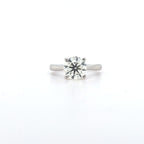 IGI 2.04ct K/SI1 Diamond Solitaire Set in Platinum