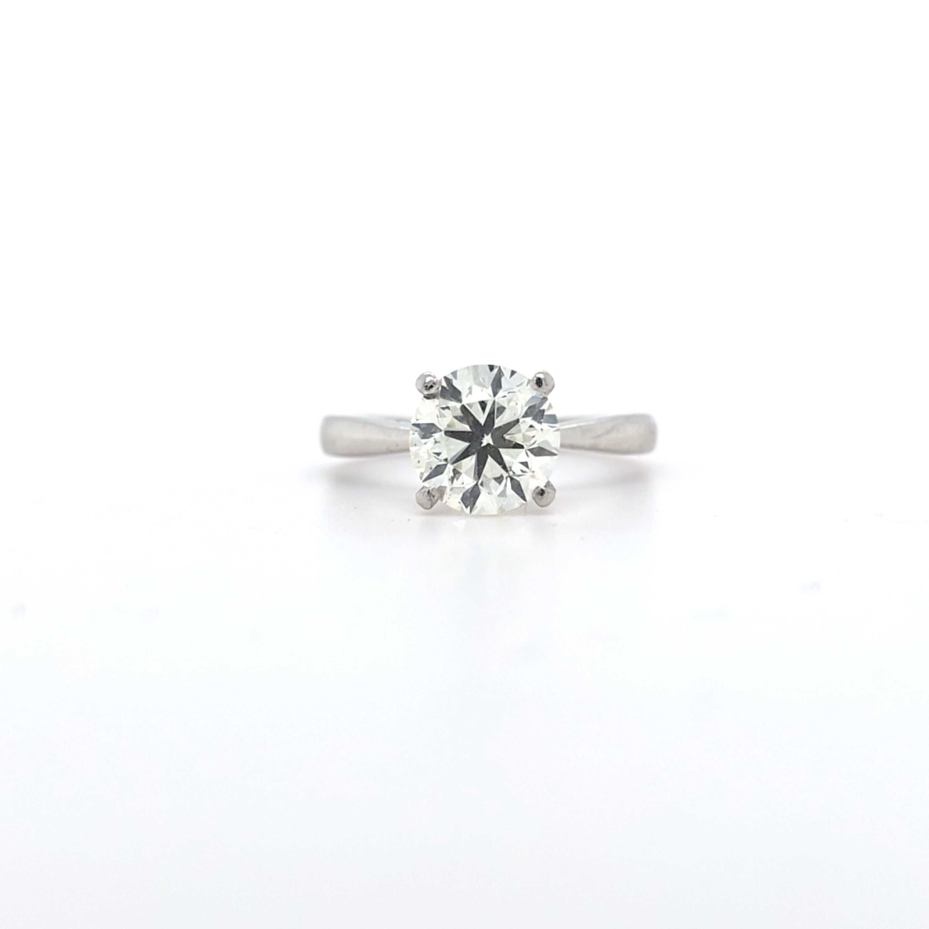 IGI 2.04ct K/SI1 Diamond Solitaire Set in Platinum - Montpellier Jewellers