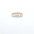 1.55ct F/VS LAB Diamond 5 Stone Ring Set In 9ct Gold