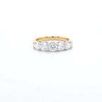 1.55ct F/VS LAB Diamond 5 Stone Ring Set In 9ct Gold