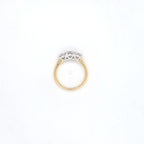 1.35ct F/VS LAB Diamond 3 Stone Ring Set In Yellow Gold