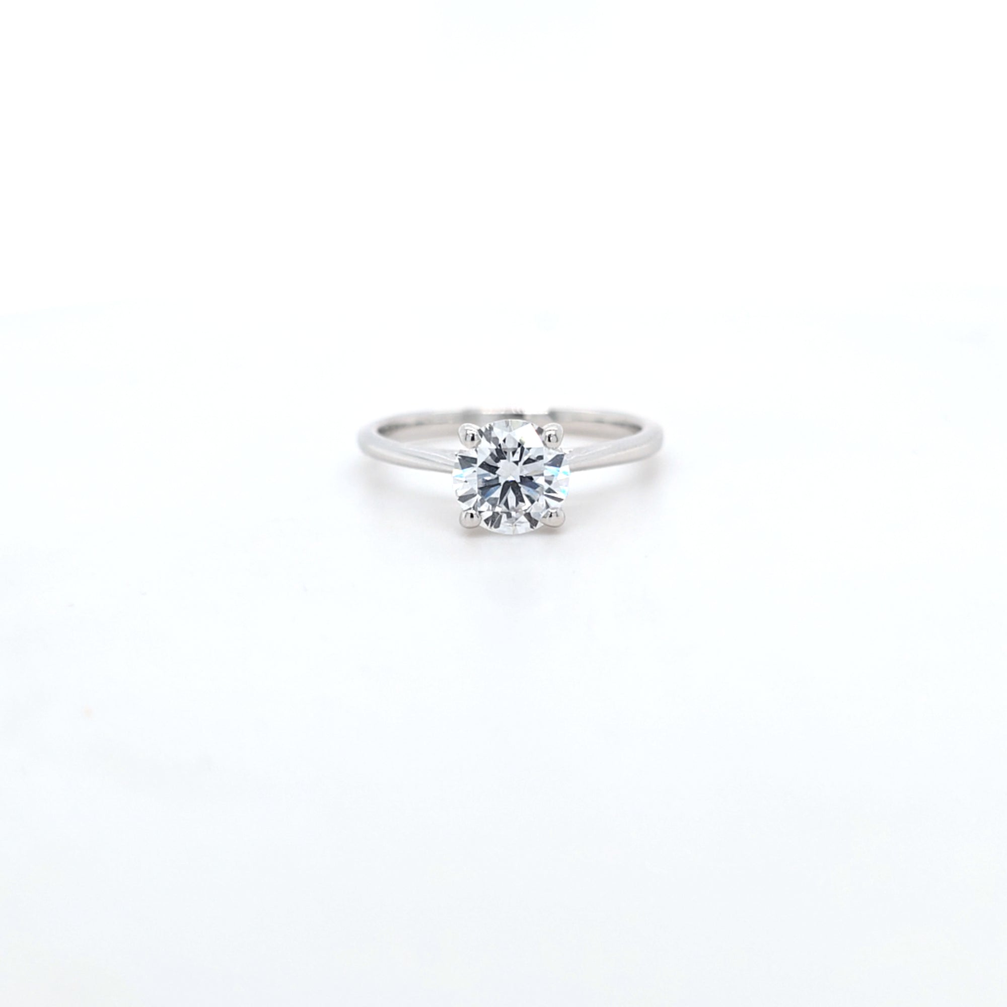 1.02ct D/VS LAB Diamond Solitaire set in White Gold