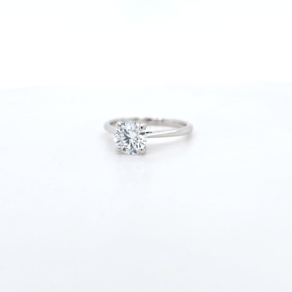 1.02ct D/VS LAB Diamond Solitaire set in White Gold