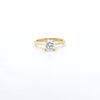 1.02ct D/VS LAB Diamond Solitaire set in Yellow Gold