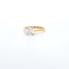 1.02ct D/VS LAB Diamond Solitaire set in Yellow Gold