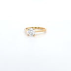 1.02ct D/VS LAB Diamond Solitaire set in Yellow Gold