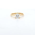 1.02ct D/VS LAB Diamond Solitaire set in Yellow Gold