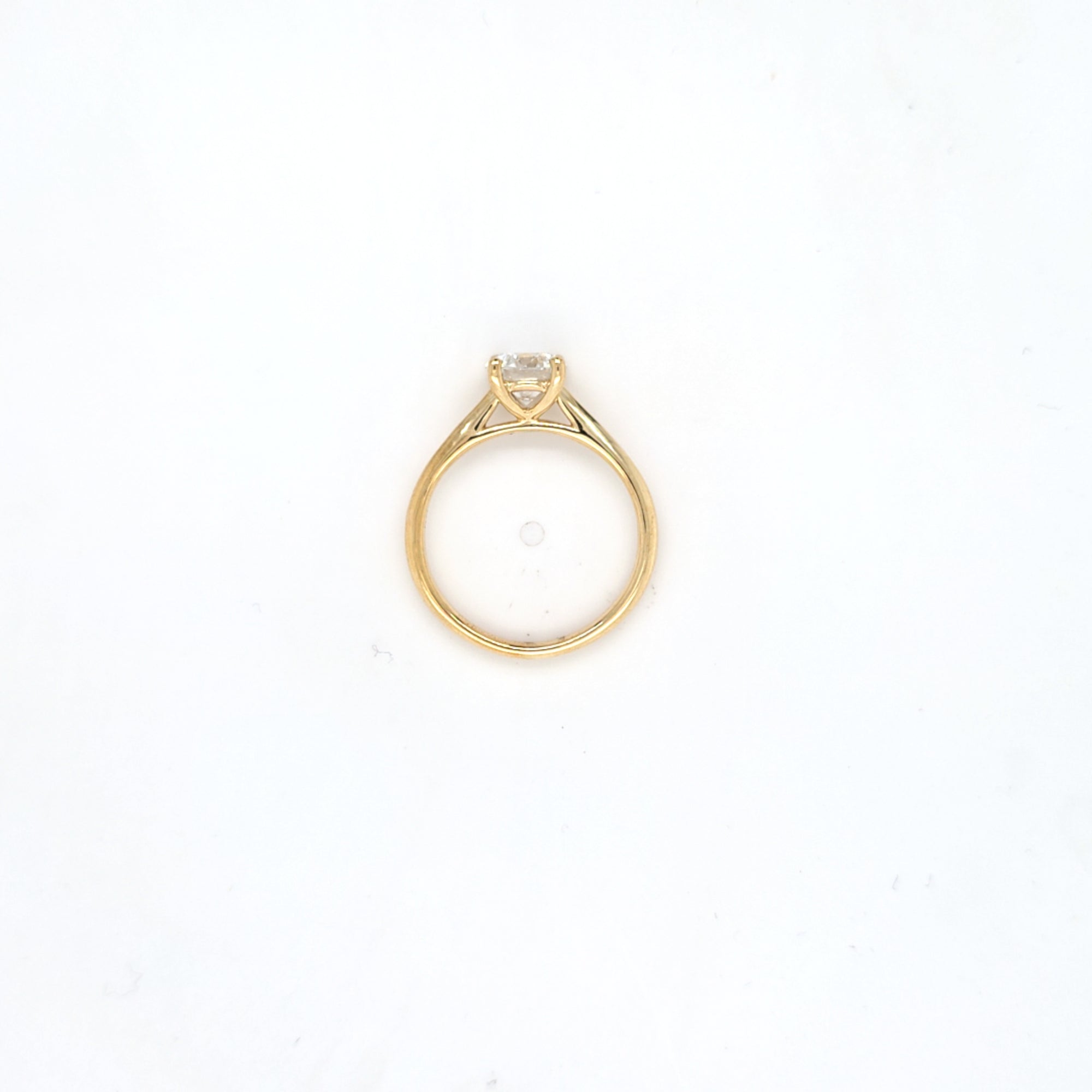 1.02ct D/VS LAB Diamond Solitaire set in Yellow Gold