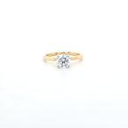 1.01ct D/VS LAB Diamond Solitaire set in Yellow Gold