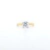 1.01ct D/VS LAB Diamond Solitaire set in Yellow Gold