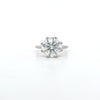 IGI 4.01ct J/SI2 Diamond Solitaire set in 18ct White Gold