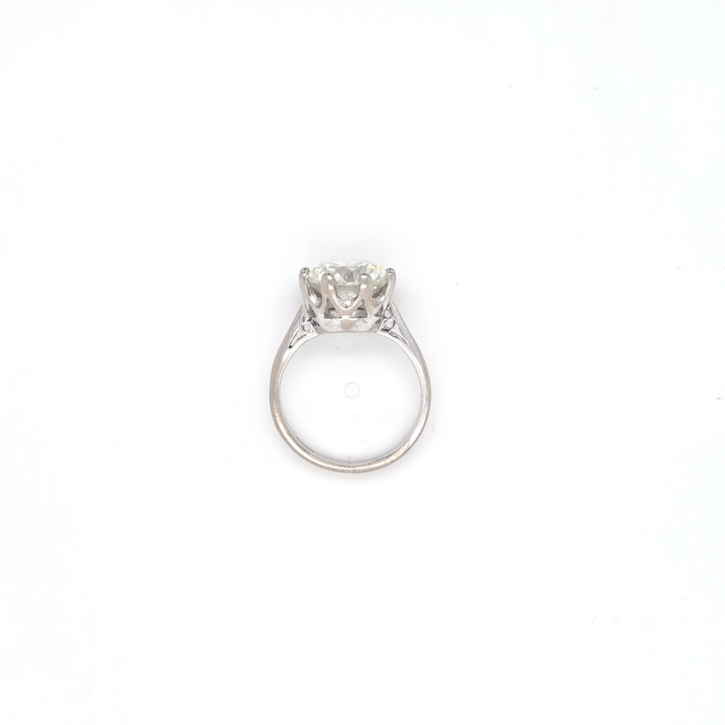 IGI 4.01ct J/SI2 Diamond Solitaire set in 18ct White Gold