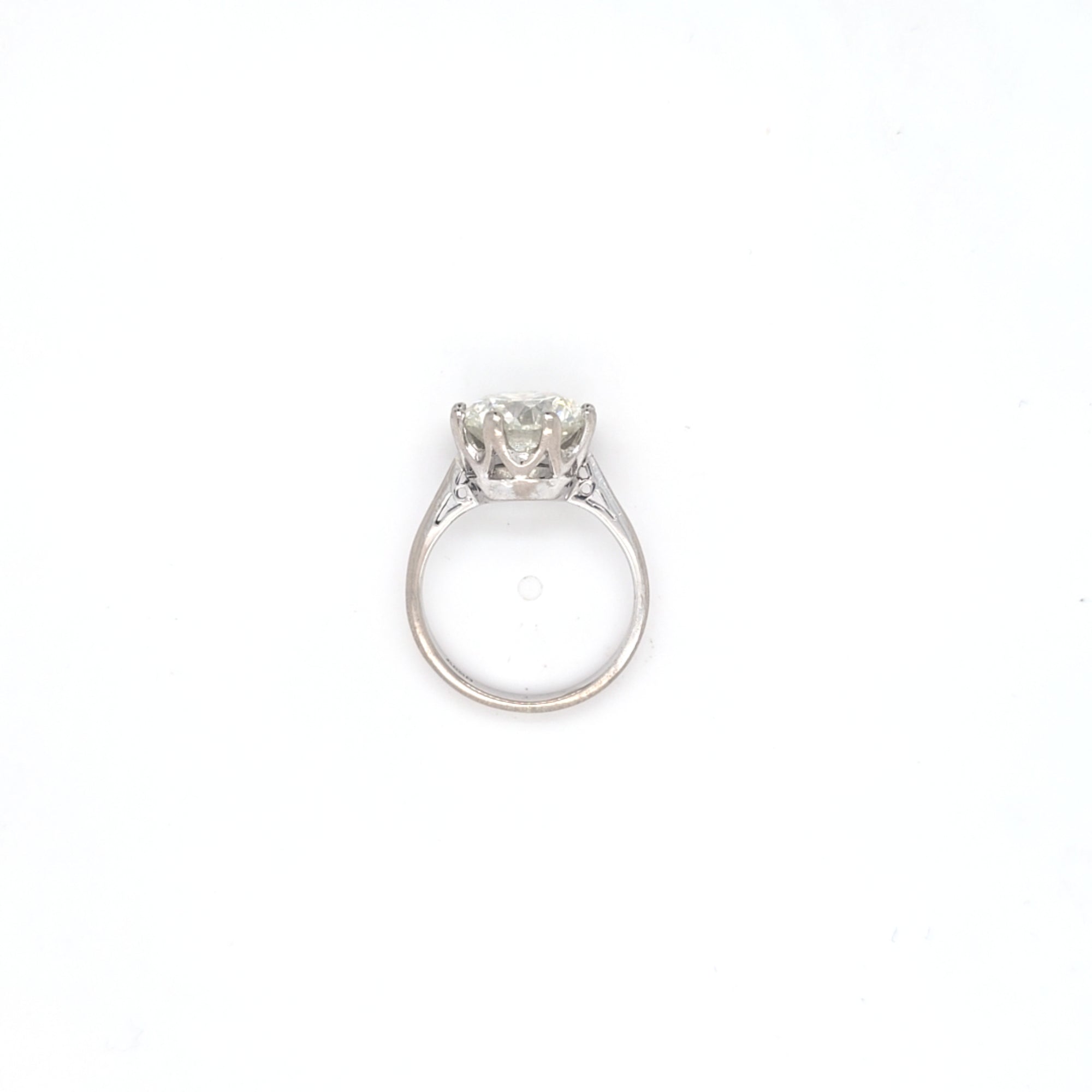 IGI 4.01ct J/SI2 Diamond Solitaire set in 18ct White Gold