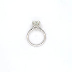 GIA 3.00ct L/I1 Round Brilliant Cut Diamond Solitaire set in Platinum