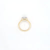 1.21ct D/VS1 LAB Diamond Halo Ring set in 9ct Yellow Gold