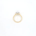 1.21ct D/VS1 LAB Diamond Halo Ring set in 9ct Yellow Gold