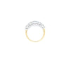 2.01ct F/VS LAB Diamond 5 Stone Ring Set In Yellow Gold