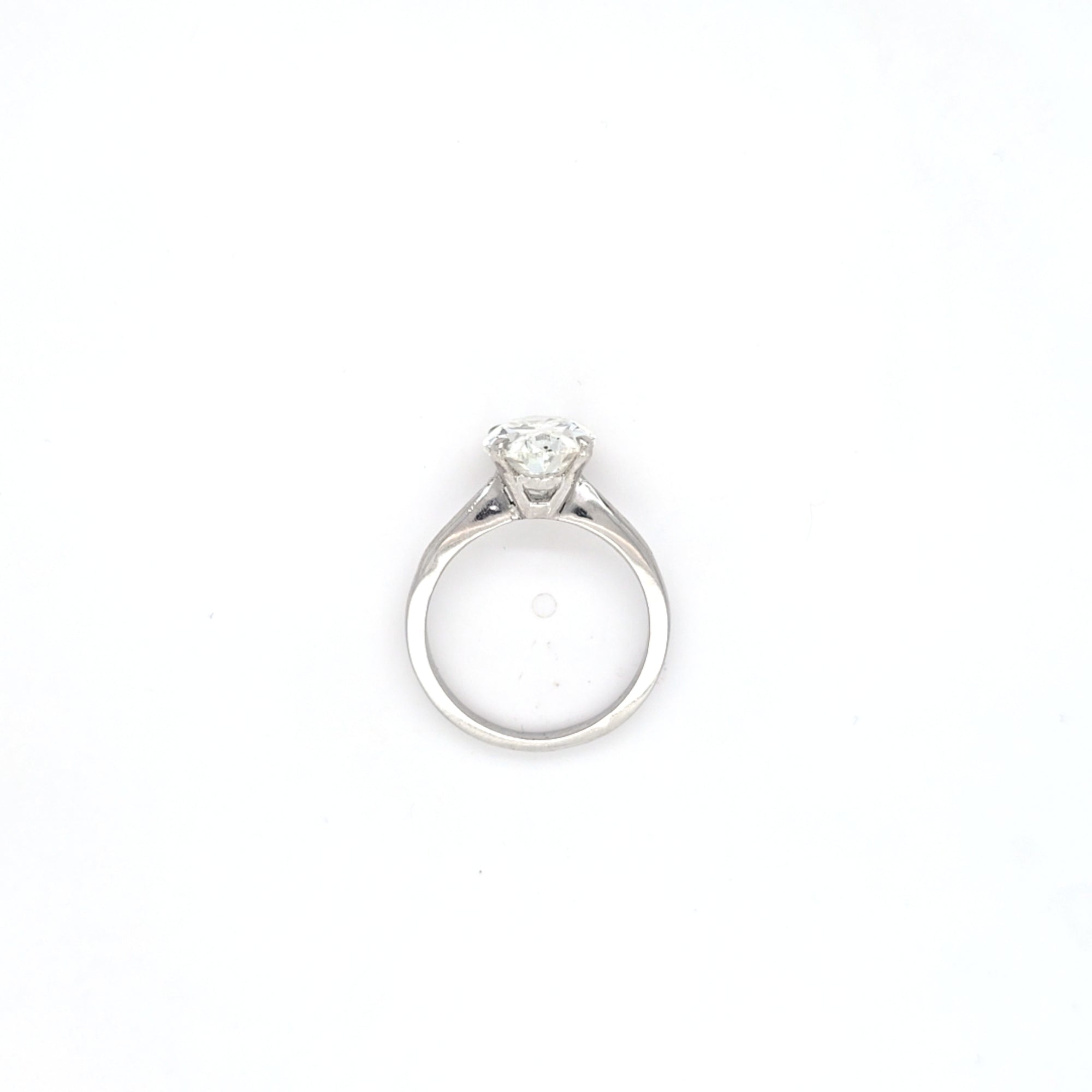 GIA 4.00ct I/SI2 Diamond Solitaire set in Platinum