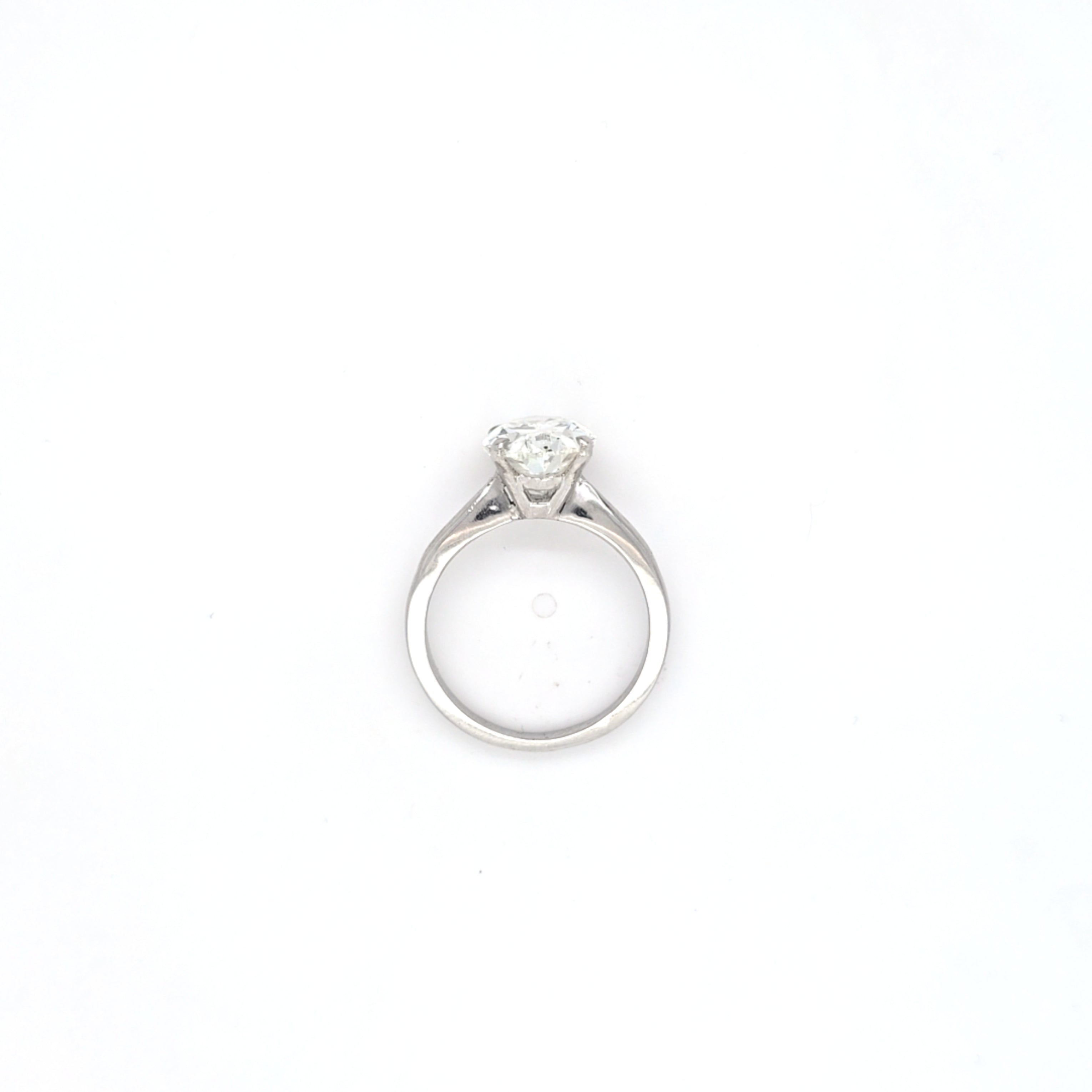 GIA 4.00ct I/SI2 Diamond Solitaire set in Platinum - Montpellier Jewellers